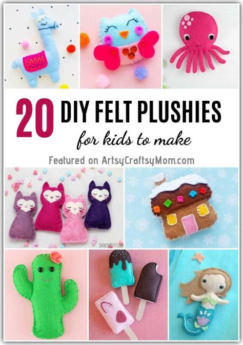 20 Adorable Diy Felt Plushies For Kids