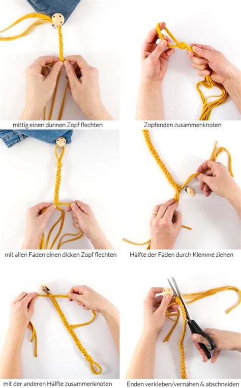 Diy Schnullerband Fast Ohne N Hen Johannarundel Diy Blog