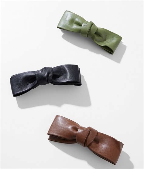 Noir™ 3 Pack Bow Barrette Set Womens Hair Accessories In
