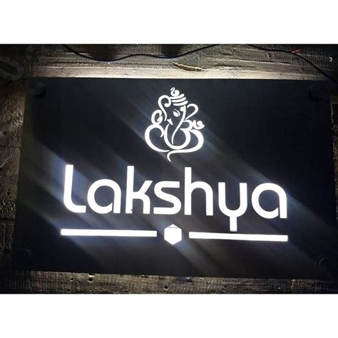 Stainless Steel Led Name Plate Online Branded Led