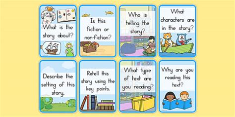 Reading Comprehension Cards — Ks1 Resources Twinkl