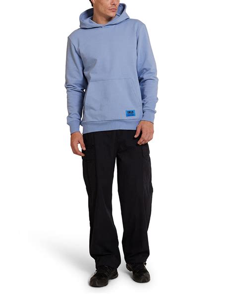 Fleece | Deus Ex Machina | Locked In Hoodie Forever Blue – Deus Ex ...