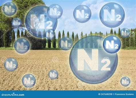 N2 Nitrogen Gas Is The Main Constituent Of The Earth`s Atmosphere