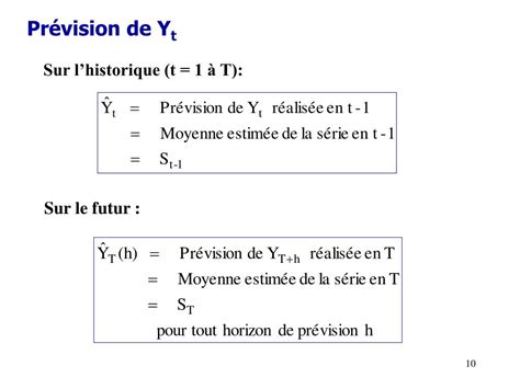 Ppt Prévision Dune Série Chronologique Par Lissage Exponentiel Powerpoint Presentation Id