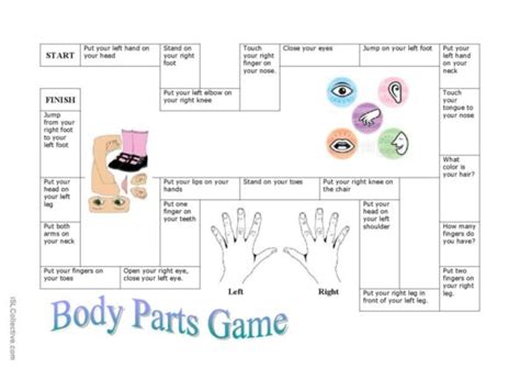 1 023 Body Parts English Esl Worksheets Pdf And Doc