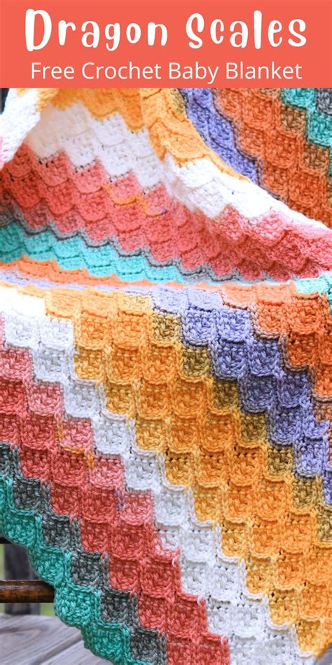 Tunisian Baby Blanket Striped Hearts Make It Crochet