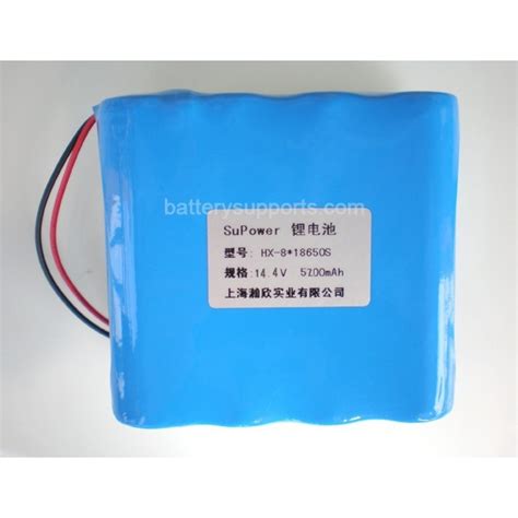 14 4V 14 8V 8 18650 5200mAh 4S2P Lithium Ion Li Ion Battery Pack