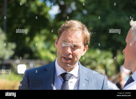 London Uk July 2022 Tobias Ellwood Mp Gives Media Interview On College