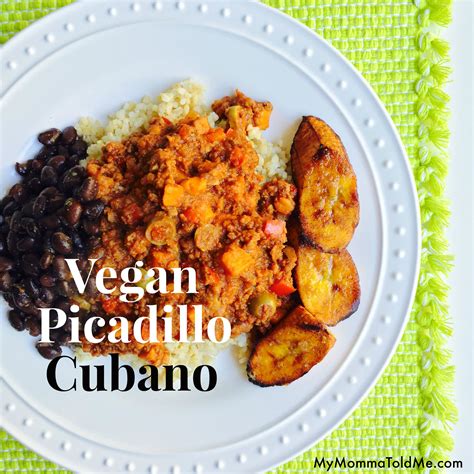 Vegan Picadillo Cubano Hello Nutritarian