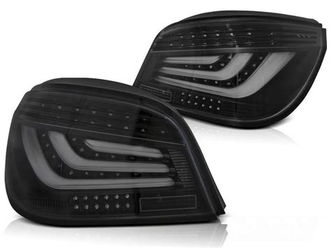 Led Bar Tail Lights Clear Black Fits Bmw E In Taillights