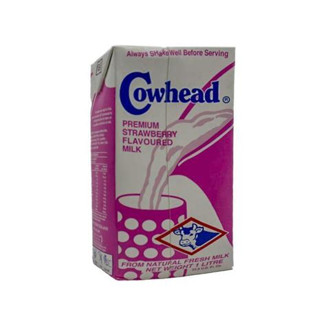 Buy Cowhead Premium Flavoured Milk Strawberry 1l Online Robinsons Supermarket By Gocart