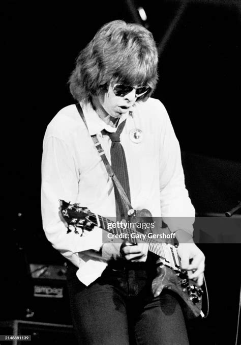 American New Wave Musician Elliot Easton Of The Group The Cars