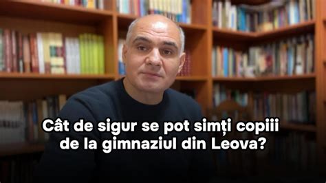 Cât de sigur se pot simți copiii de la gimnaziul din Leova YouTube