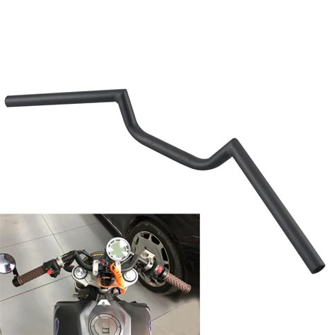 Manillar Universal Negro De Y Mm Para Harley Cafe Racer Barra