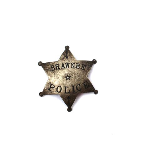 American Indian Police Badge - Waterloo Militaria