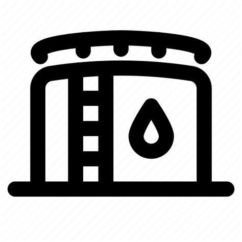 Oil Storage Tank Fuel Factory Industry Icon Download On Iconfinder