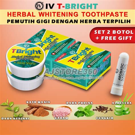 READY STOCK ORIGINAL IV PEMUTIH GIGI SEMULA JADI BUANG KARANG GIGI