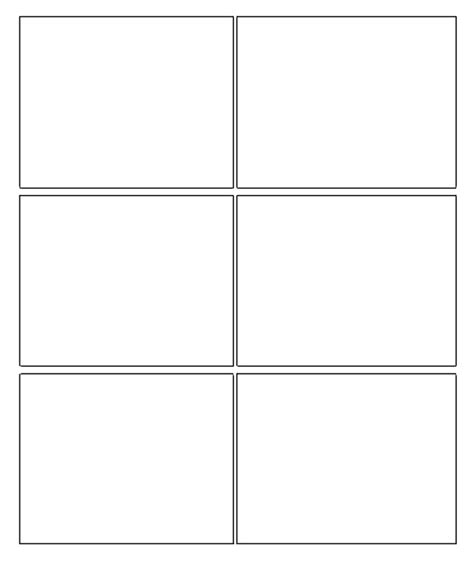 Printable Blank Comic Strip Template Printable Templates Free