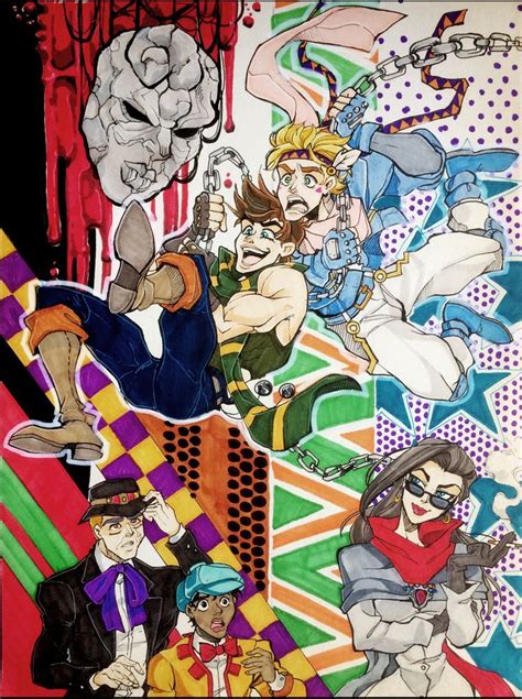 Hajnarus Jojos Bizarre Adventure La Extraña Aventura De Jojo Dibujos