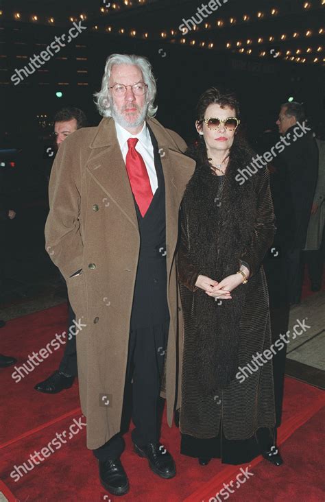 Donald Sutherland Wife Francine Editorial Stock Photo - Stock Image ...