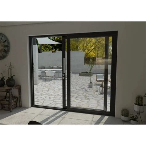 Black UPVC Partition Sliding Door For Home Exterior At Rs 500 Sq Ft