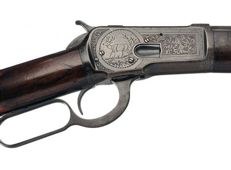 Custom Engraved Winchester Model 1892 Lever Action Rifle