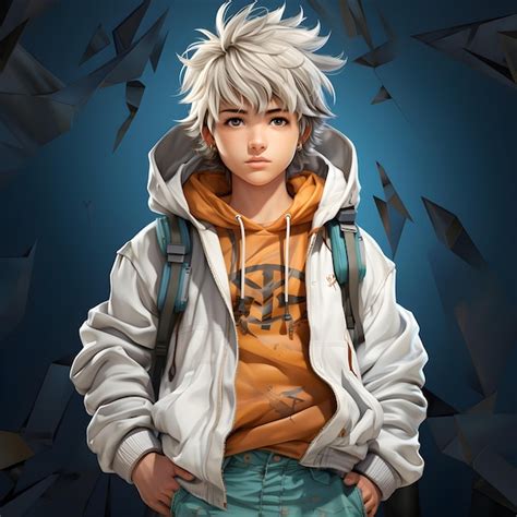 Cool Anime Boy With Hoodie