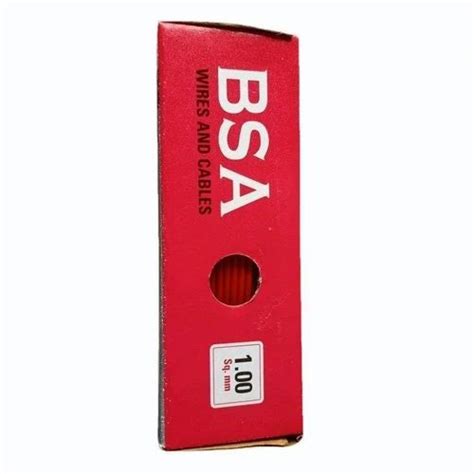 Bsa 1 0 Sq Mm Single Core PVC Insulated Aluminum Service Wire 90 M At