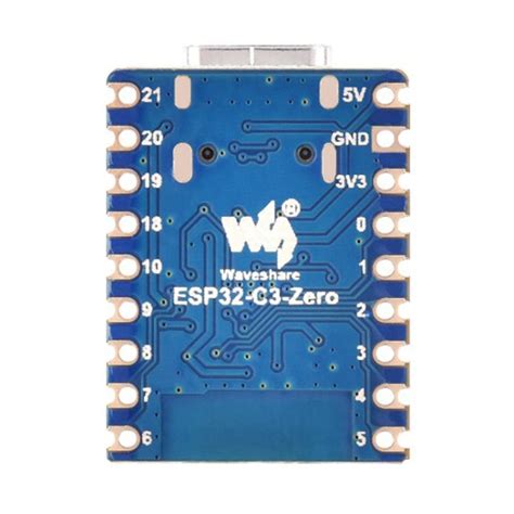 Waveshare 2 4GHz ESP32 C3 Mini Development Board Based ESP32 C3FN4