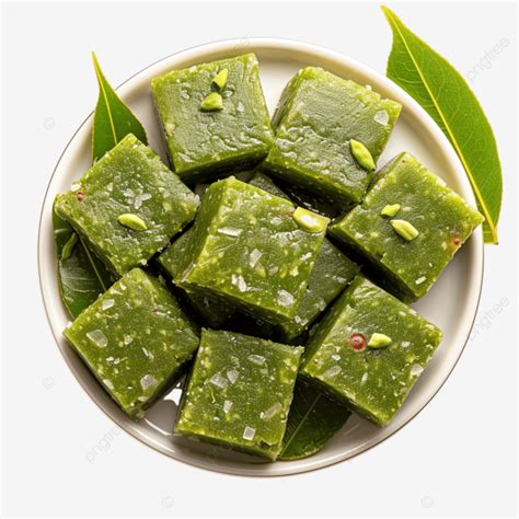 Kaju Gulkand Paan Mithai Barfi Indian Sweet Treat Food Cashew PNG