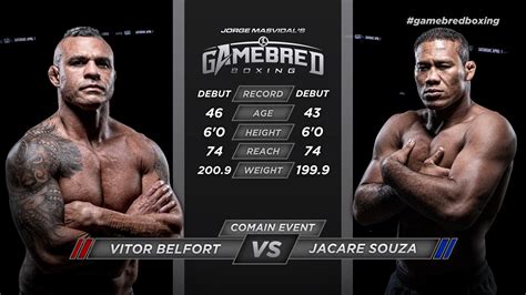 Vitor Belfort Vs Jacare Souza Gamebred Boxing 4