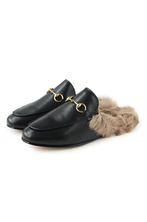 Fur lined slippers | Shoes, Slippers, Leather slippers