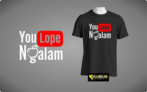 Kaos Malang You Lope Ngalam KAOS 3D MALANG