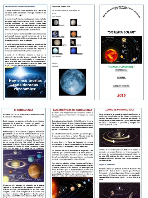 283455163 Triptico Sistema Solar 1docx Sistema Solar Planetas