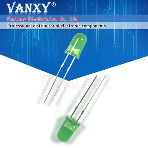 Diodes Électroluminescentes Led Verte 5mm 100 Pièces Diodes