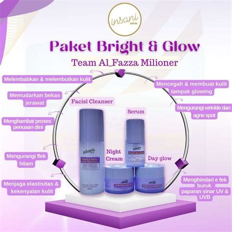 Paket Bright Glow Bpom Insani Skincare Lazada Indonesia