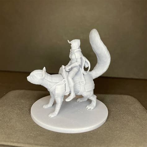 Elf Knight Elf Rider 3d Printed Fantasy Tabletop Miniatures Etsy