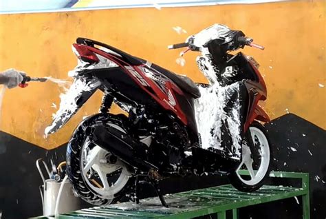 Tips Mencuci Motor Honda Yang Baik Dan Benar Beritabalap