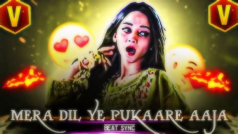 Mera Dil Ye Pukare Aja 😈 Ff Montage🥰 Free Fire New Montage