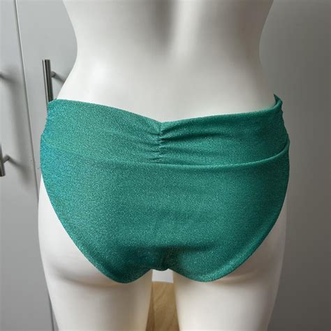 Urban Outfitters Out From Under Teal Sparkly Bikini Depop