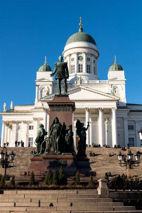 Catedral Y Monumento De Finlandia Helsinki A Alejandro Ii Imagen