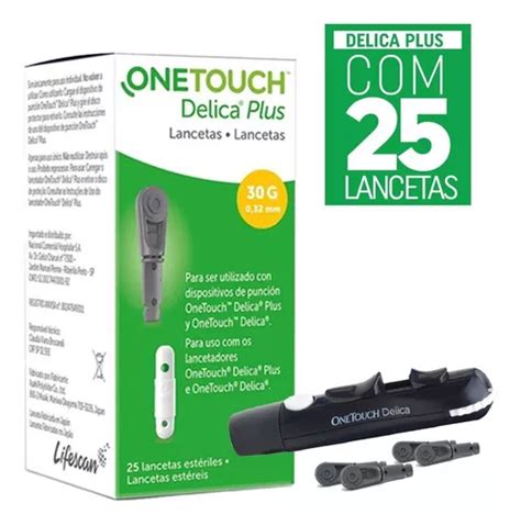 Lancetas One Touch Delica Select Plus 25 Unidades Original MercadoLivre