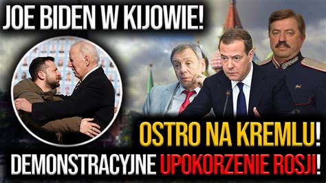 Biden W Kijowie Ostre Reakcje Na Kremlu Demonstracyjne Upokorzenie