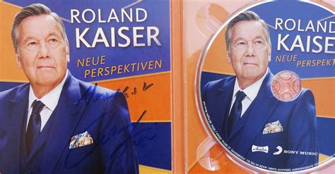 Roland Kaiser Spendet Seine Signierte CD Perspektiven