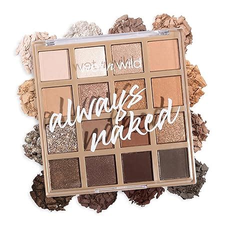 Amazon Wet N Wild Always Naked Palette Nude Neutral Eye Makeup Blendable Warm And Cool