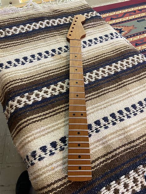 Warmoth Stratocaster Roasted Maple Reverb