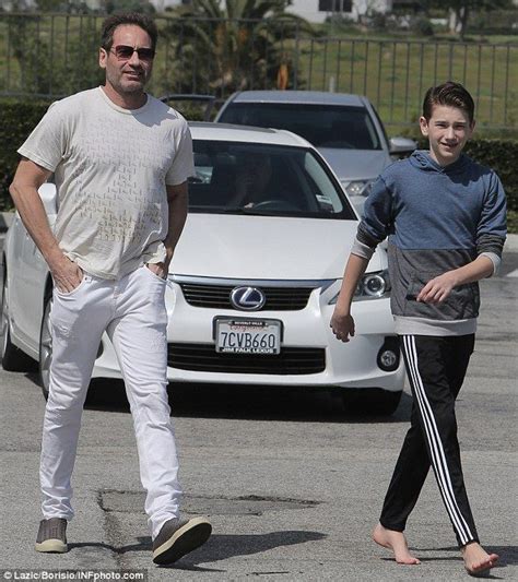 David Duchovny Enjoys Lunch With Lookalike Son Miller 13 In Malibu David Duchovny Look