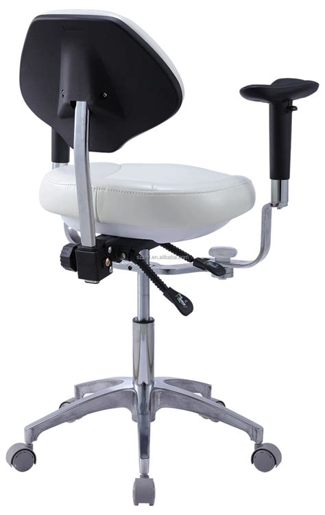 Hospital Ergonomic Saddle Stool Assistant For Doctors Nurses Dentist