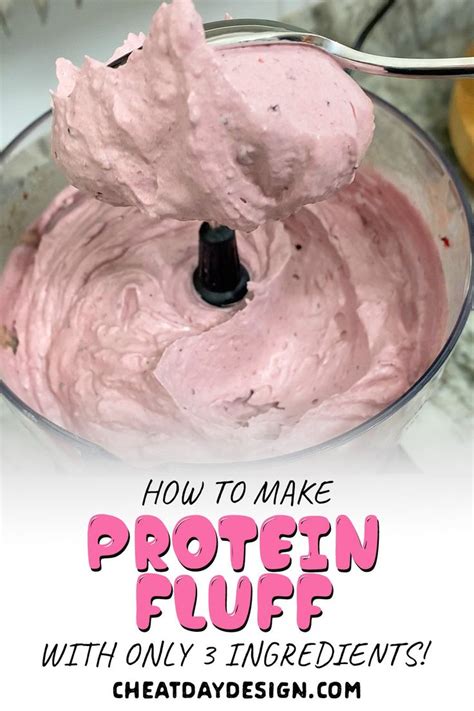 How To Make Delicious Protein Fluff With Just 3 Ingredients Recipe High Protein Desserts