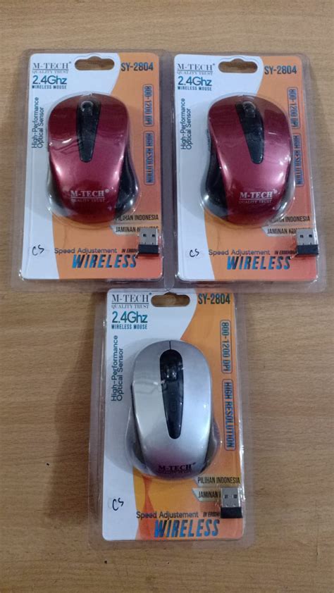 Mouse Wireless M Techbuah Siplah